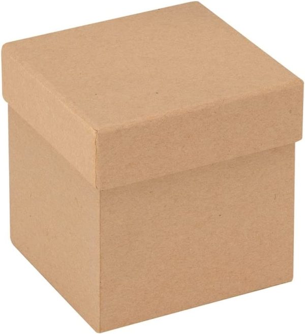 Boîtes carton avec couvercle amovible du forme cube pour l'e-commerce fati pack emballage maroc