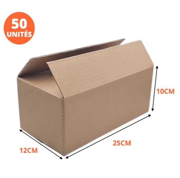 Caisse en carton Epaisseur 3 mm pour l'expédition de vos produit légers en toutes sécurités fati pack emballage packaging maroc