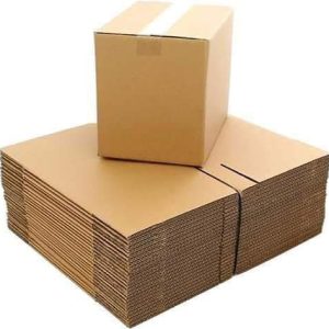 Carton 25x12x10 simple Ecrue emballage packaging maroc fati pack