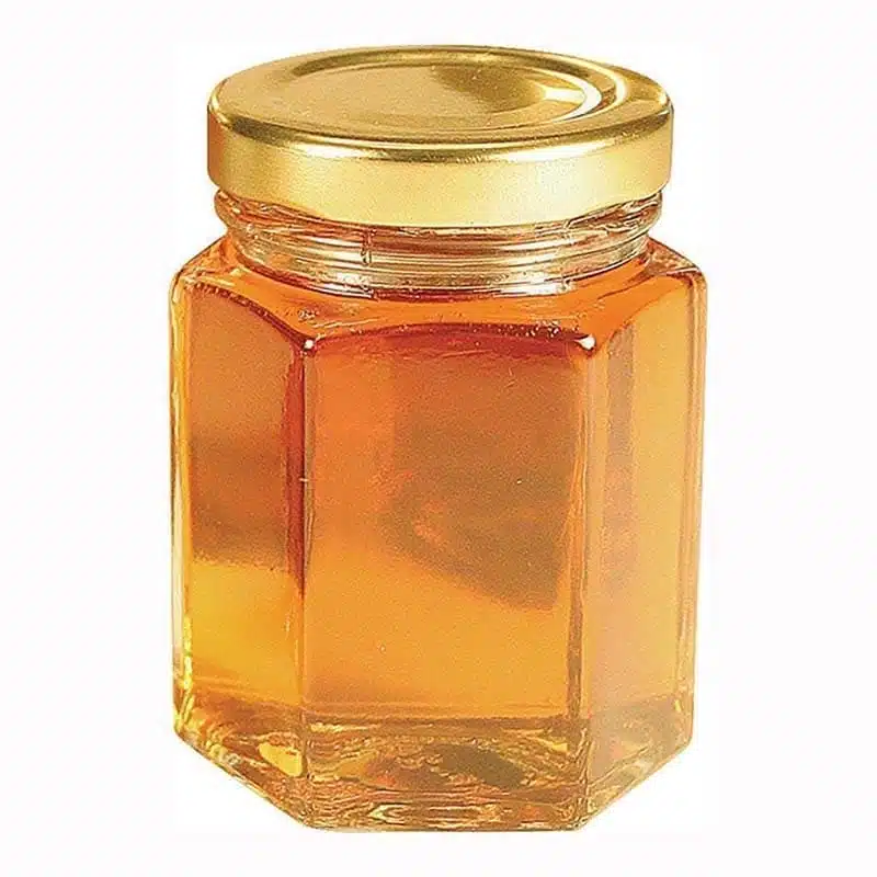 Bocal hexagonal en verre emballage alimentaire maroc fati pack packaging maroc