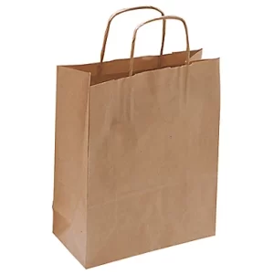 Sac-papier-kraft-a-poignees-torsadees emballage e-commerce fati pack emballage packaging maroc