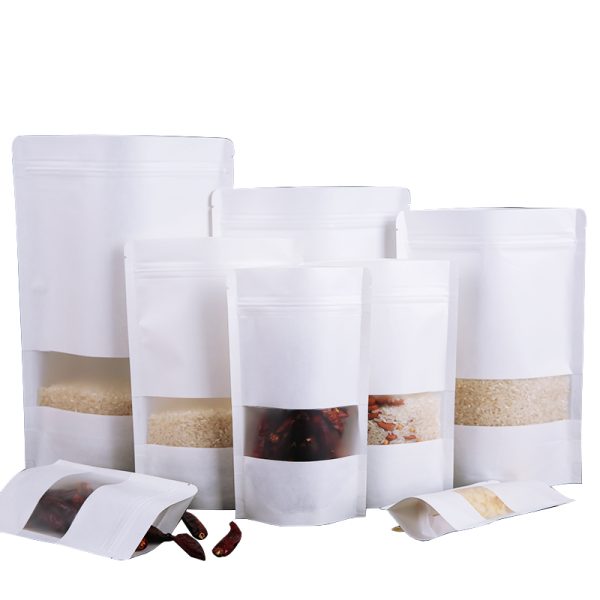 Sacs-en-papier-Kraft-avec-fen-tre-translucide-tanche-blanc-Sachet-d-emballage-alimentaire-fati-pack