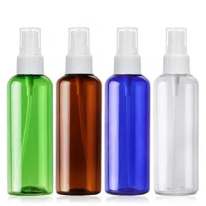 Bouteilles En Plastique Avec Spray Différents Couleurs 100ml emballage cosmetique en plastique maroc fati pack