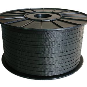 Feuillard plastique manuel 12mm, 2000m, noir, 1 bobine cerclage emballage carton e-commerce maroc fati pack