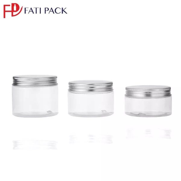 pots-en-plastique-transparent-avec-couvercle-aluminium emballage cosmetique maroc fati pack