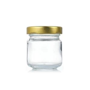 Pots en Verre Alimentaire avec Couvercle à Clip en Métal pour Safran