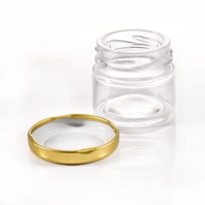 Pots en Verre Alimentaire avec Couvercle à Clip en Métal pour Safran (4)