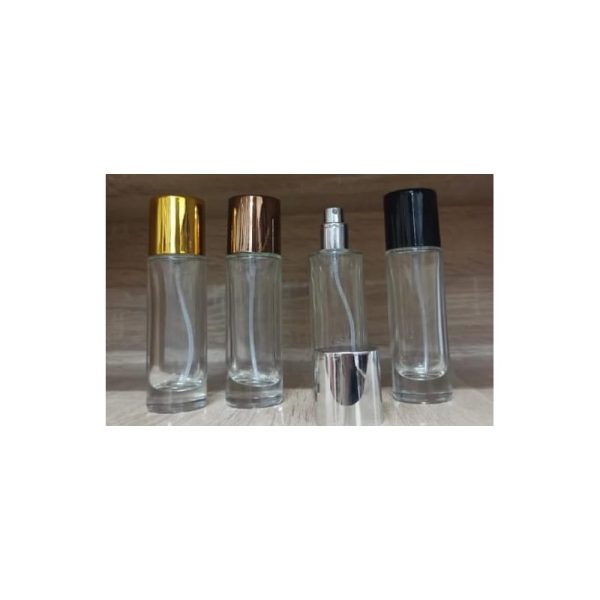 flacons-vaporisateur-de-parfum-en-verre-transparent-avec-un-capuchon-argente-dore-ou-noir-pratique-pour-contenir-des-parfums fournisseur emballage parfum maroc