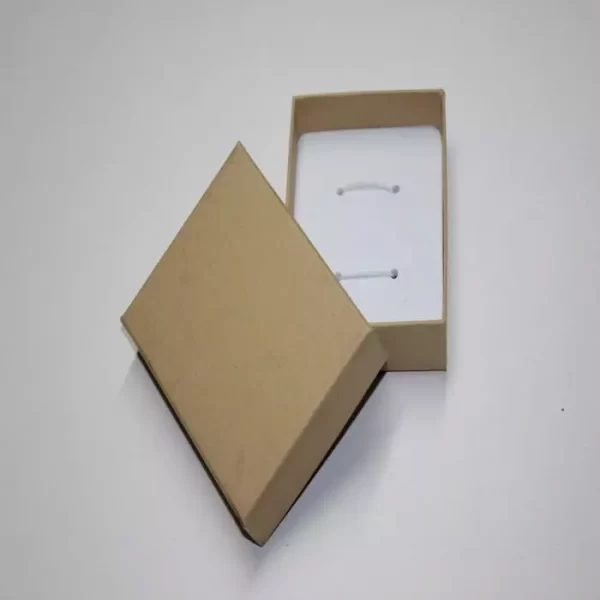 Mini boite d'emballage des bijoux en carton nature emballage e-commerce maroc