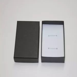 mini boite d'emballage des bijoux en carton noir