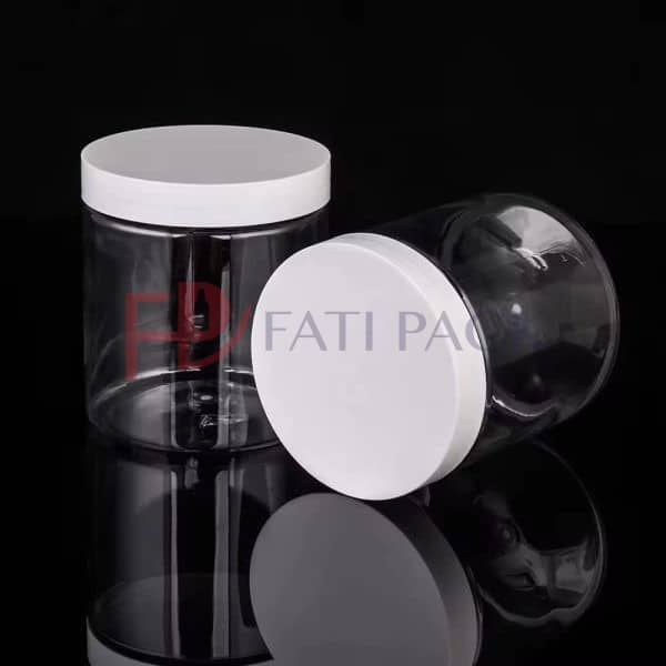 Bouteille cosmétique PET 500ml avec couvercle blanc - Présentation Élégante et Pratique emballage maroc