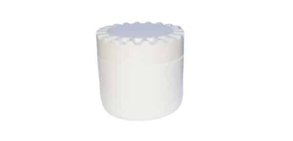pot en plastique HDPE blanc 500ml pour les crèmes et masques 1