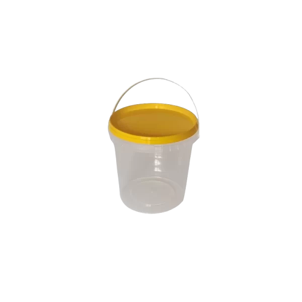 seau-en-plastique-transparent-avec-poignee-et-couvercle-jaune-pour-l-emballage-de-miel