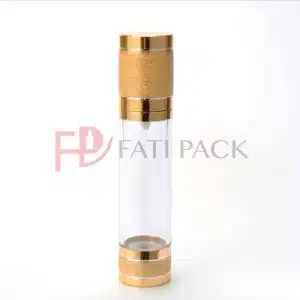 Bouteilles Airless Dorées de Luxe pour Cosmétiques Élégance et Efficacité emballage maroc