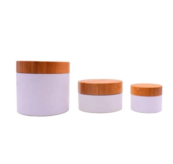 Pots en plastique pet avec couvercle effet bois (1)