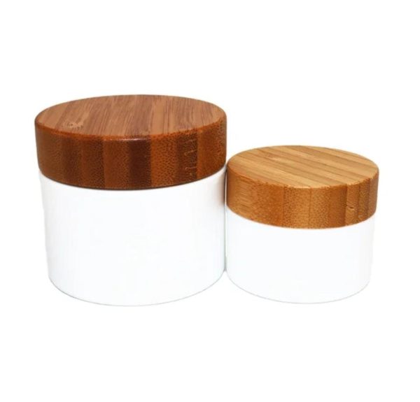 Pots en plastique pet avec couvercle effet bois (2)