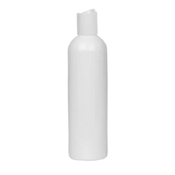 bouteille-ronde-cosmetique-en-pet-blanc-avec-bouchon-a-disque-distributeur-en-polypropylene-blanc-205ml