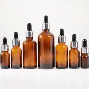 Flacon compte-goutte marron clair 3