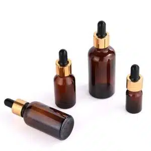 Flacon compte-goutte verre marron 1