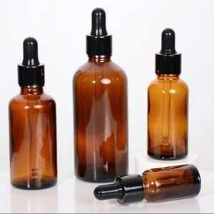 Flacon marron clair pipette noir2