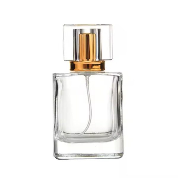 Bouteille de Parfum Moderne en Verre, Rechargeable et Raffinée