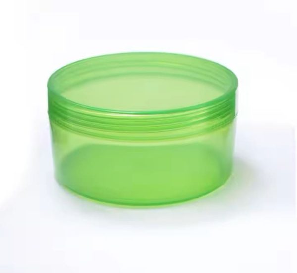 Pot en plastique vert pour emballage de Gel d'aloe vera et produits cosmétique emballage plastique maroc