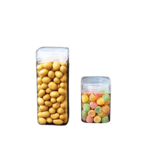 Pots en plastique transparent avec couvercle à vis Protection et visibilité de vos produits emballage maroc