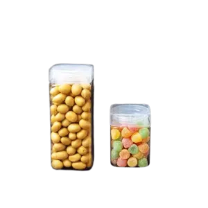 Pots en plastique transparent avec couvercle à vis Protection et visibilité de vos produits emballage maroc