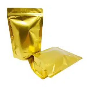 Sacs zip-lock debout en mylar refermable personnalisés pochette en aluminium pour le stockage des aliments fati pack emballage