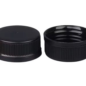 Capuchon Plastique Noir Inviolable – Idéal pour Produits Cosmétiques et Pharmaceutiques
