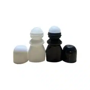Emballage Déodorant Roll-on – Plastique Blanc avec Bille Transparente emballage maroc cosmetique en gros