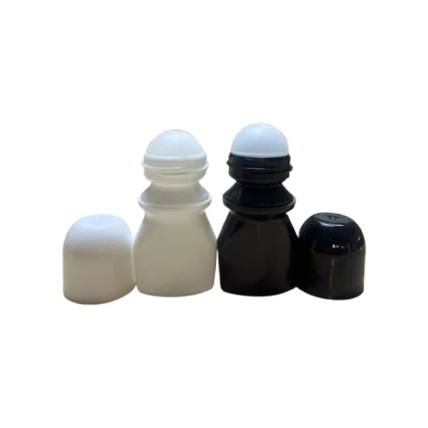 Emballage Déodorant Roll-on – Plastique Blanc avec Bille Transparente emballage maroc cosmetique en gros