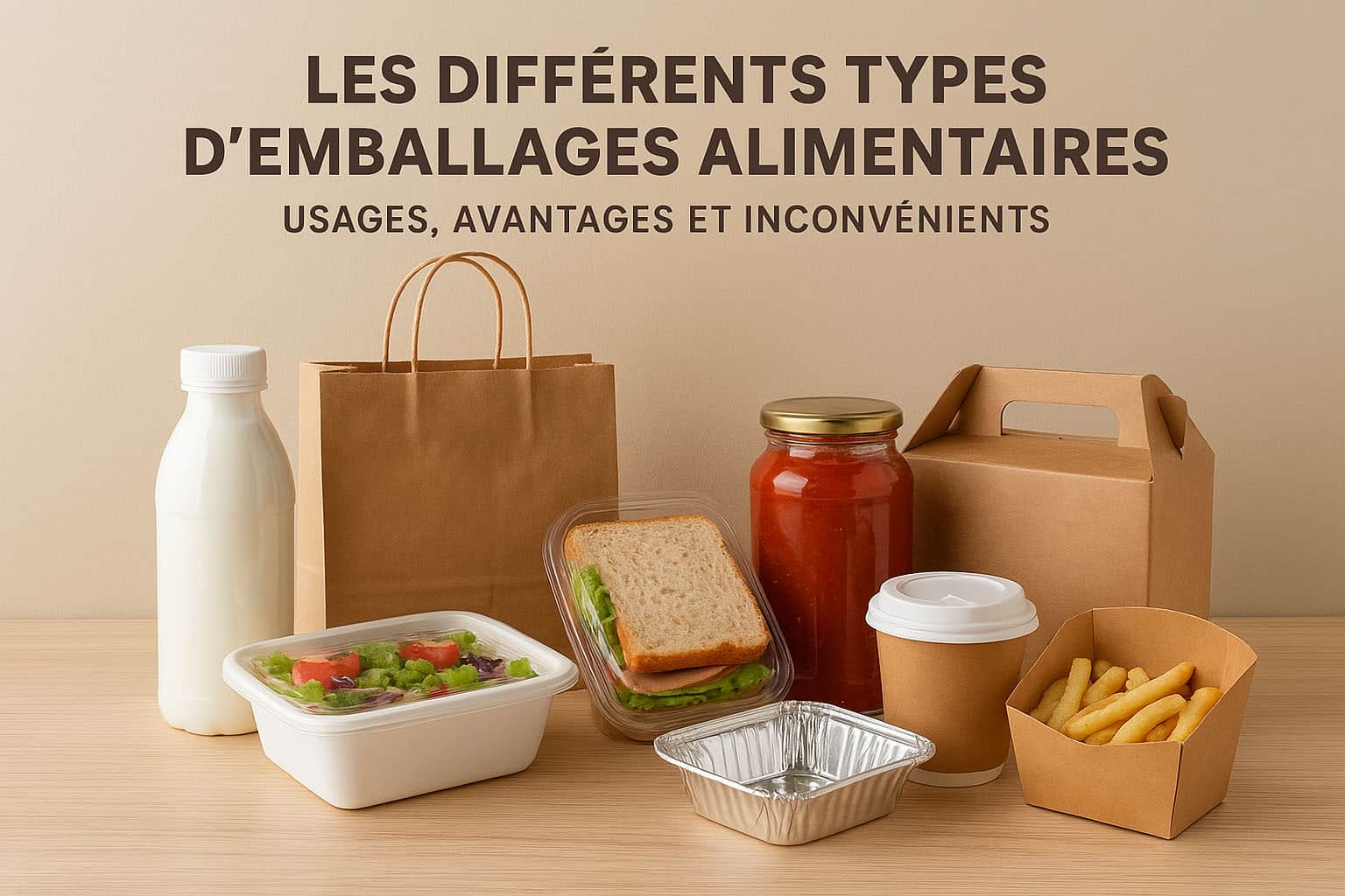 Les différents types d’emballages alimentaires usages avantages et inconvénients emballage maroc maroc en gros