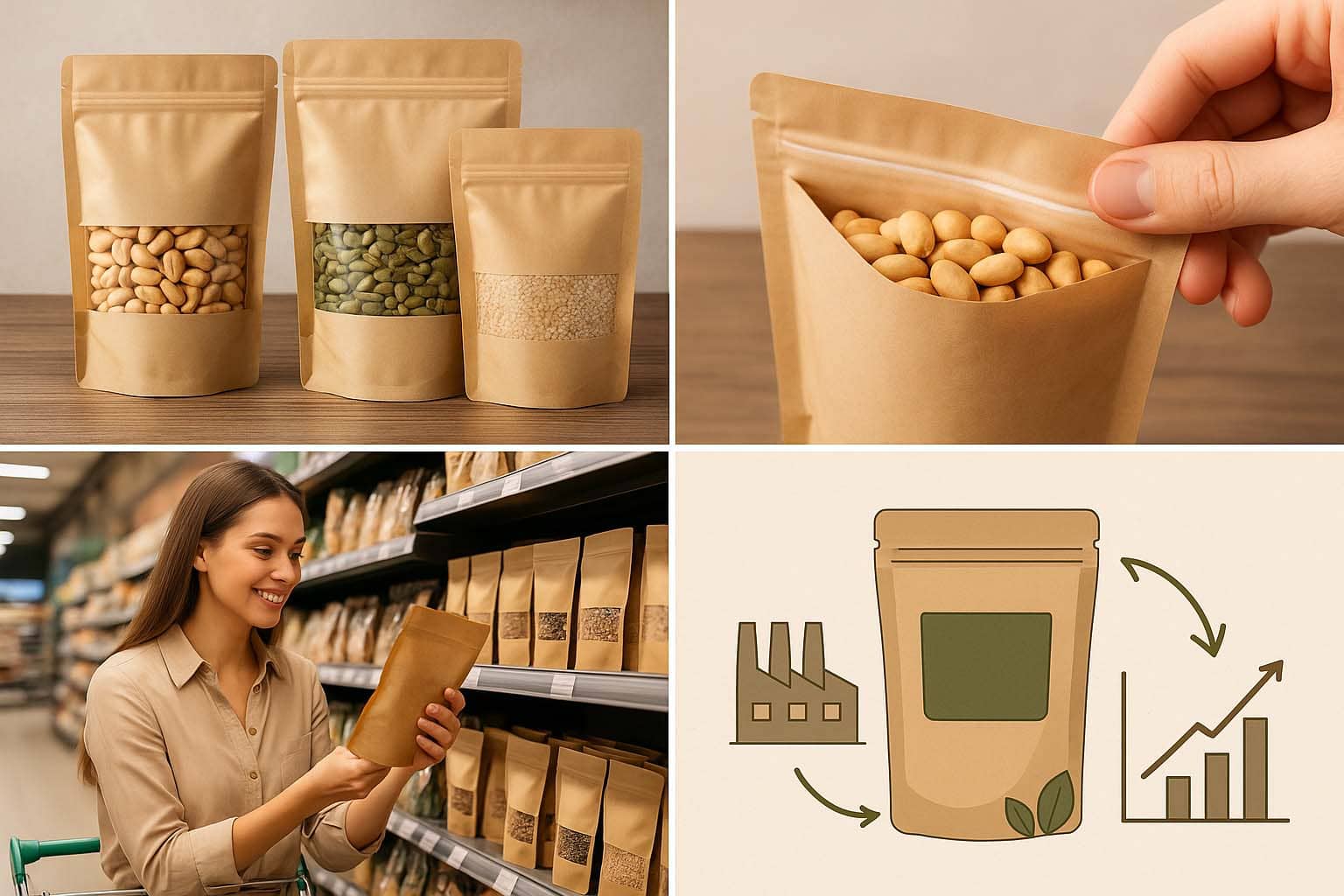 Pourquoi Choisir les Sachets Doypack pour l'Emballage Alimentaire au Maroc Avantages et Tendances (1)