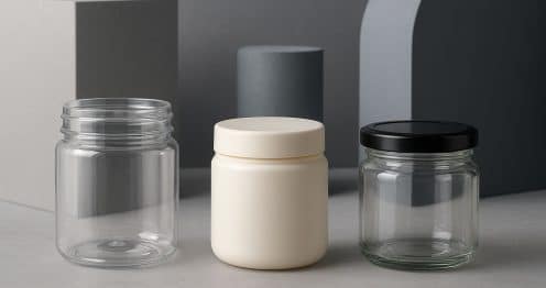 Quelle est la différence entre un pot PET, PP et verre emballage maroc en gros