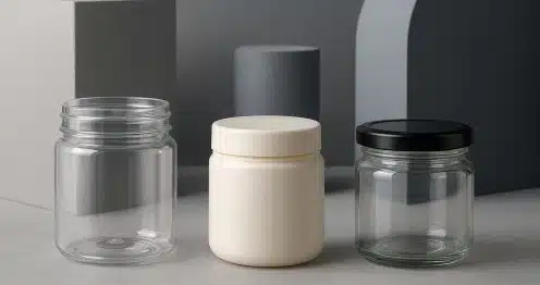 Quelle est la différence entre un pot PET, PP et verre emballage maroc en gros