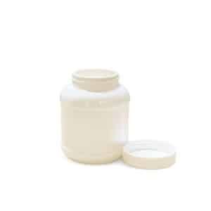 Pot rond noir en plastique PET pour gélules, comprimés et compléments alimentaires emballage maroc fatipack group