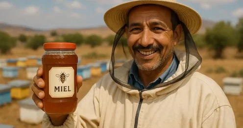 Success-Story-Comment-un-apiculteur-marocain-a-boosté-ses-ventes-grâce-à-un-nouveau-pot-à-miel-emballage maroc